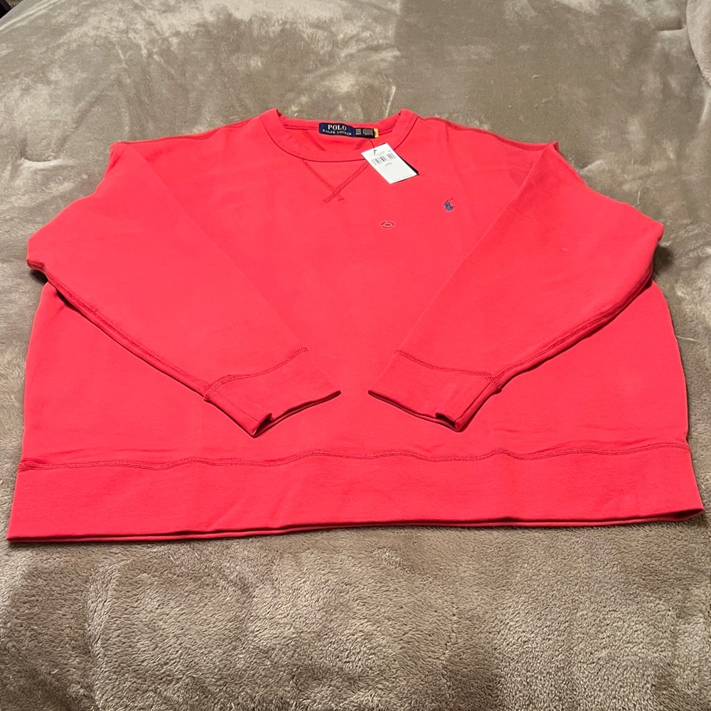 New Mens 2XB POLO RALPH LAUREN Crewneck sweatshirt.